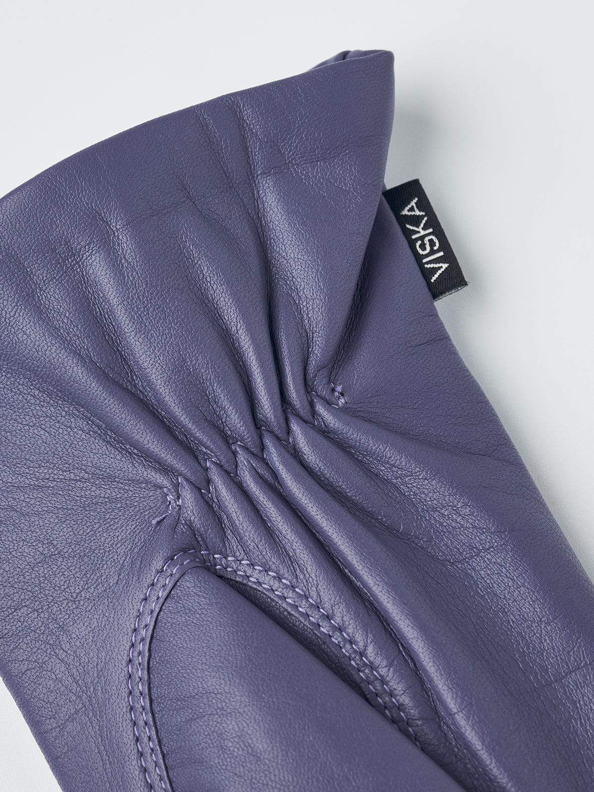 Viska Handske dam Kvist lammnappa marinblå