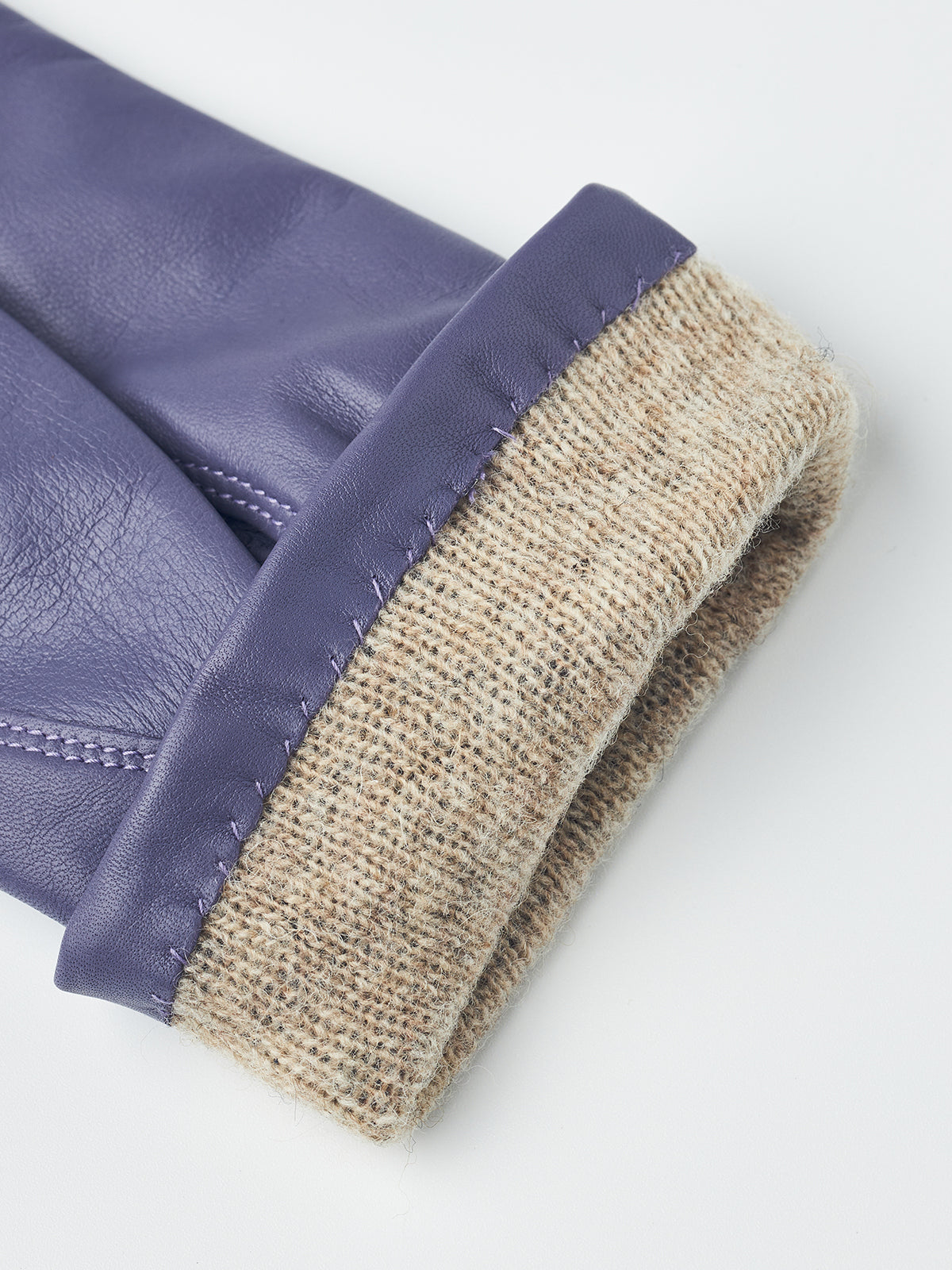 Viska Handske dam Kvist lammnappa marinblå