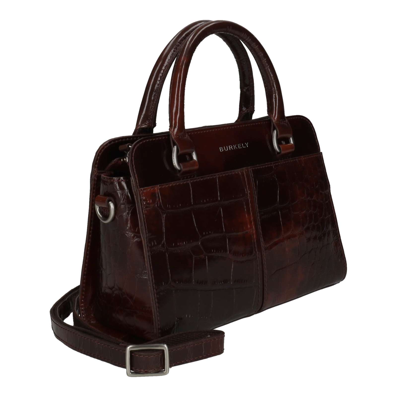 Burkely Handväska Cool Colbie croco burgundy