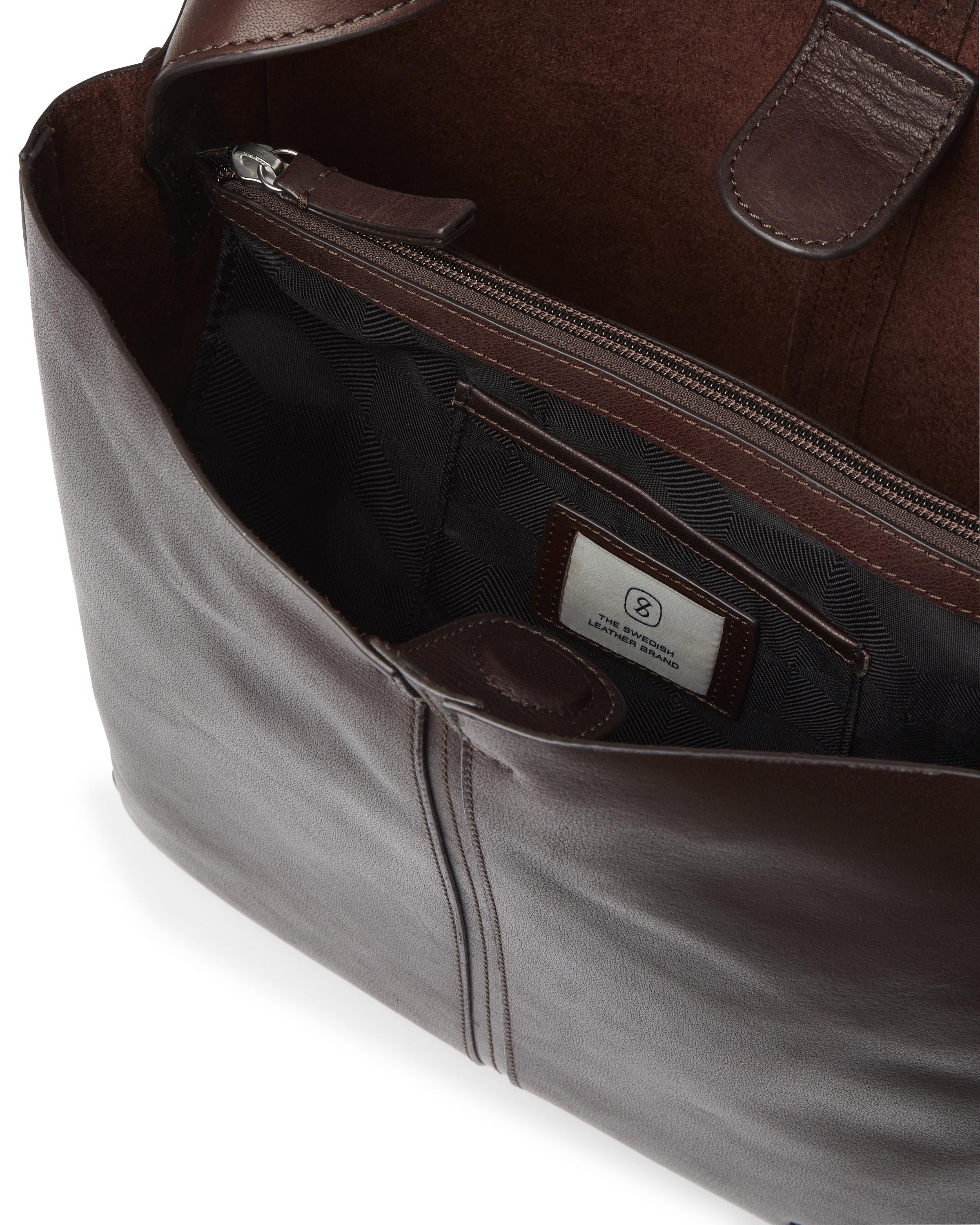 Saddler Totebag Elsa mörkbrun