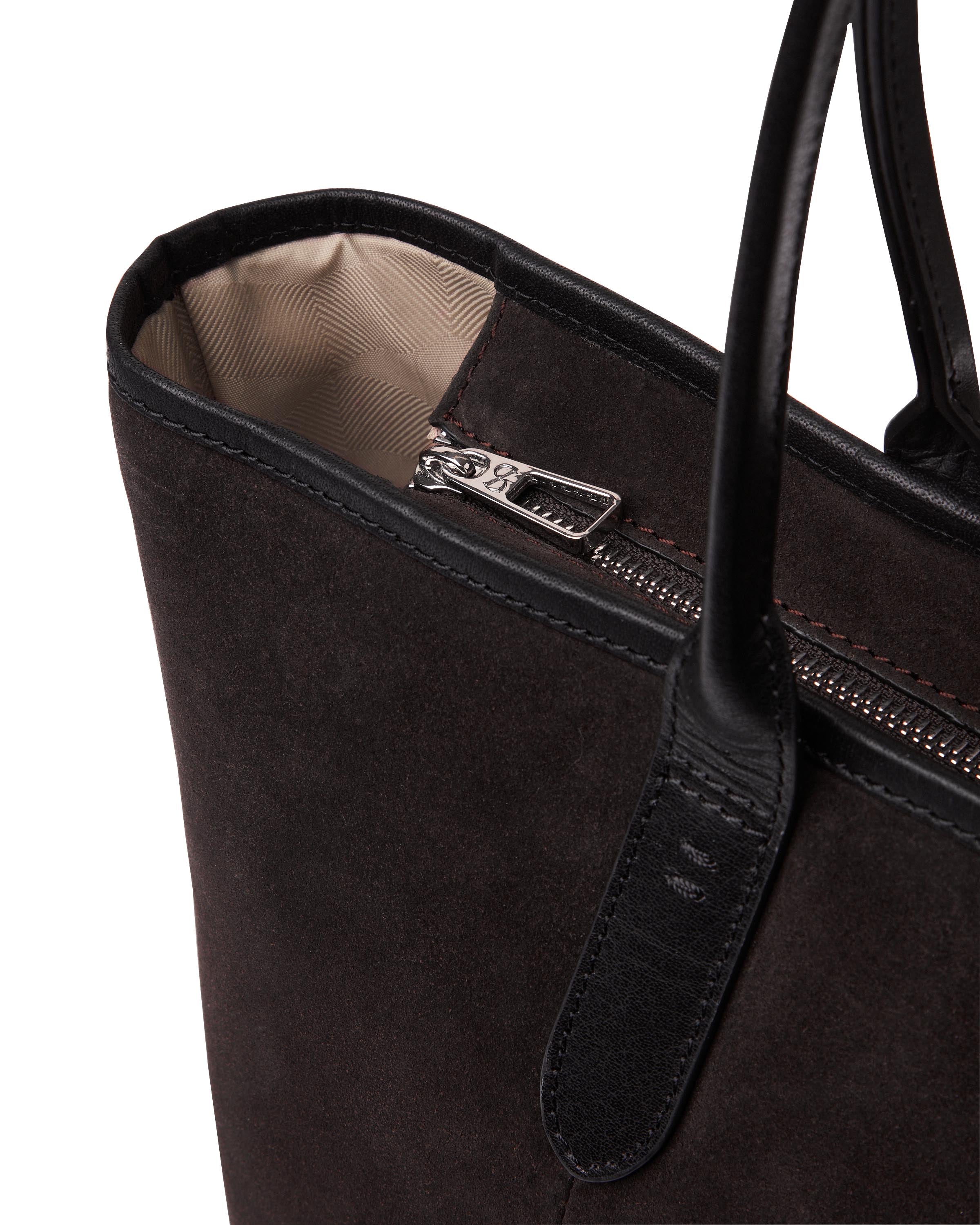 Saddler Tote Paris mörkbrun