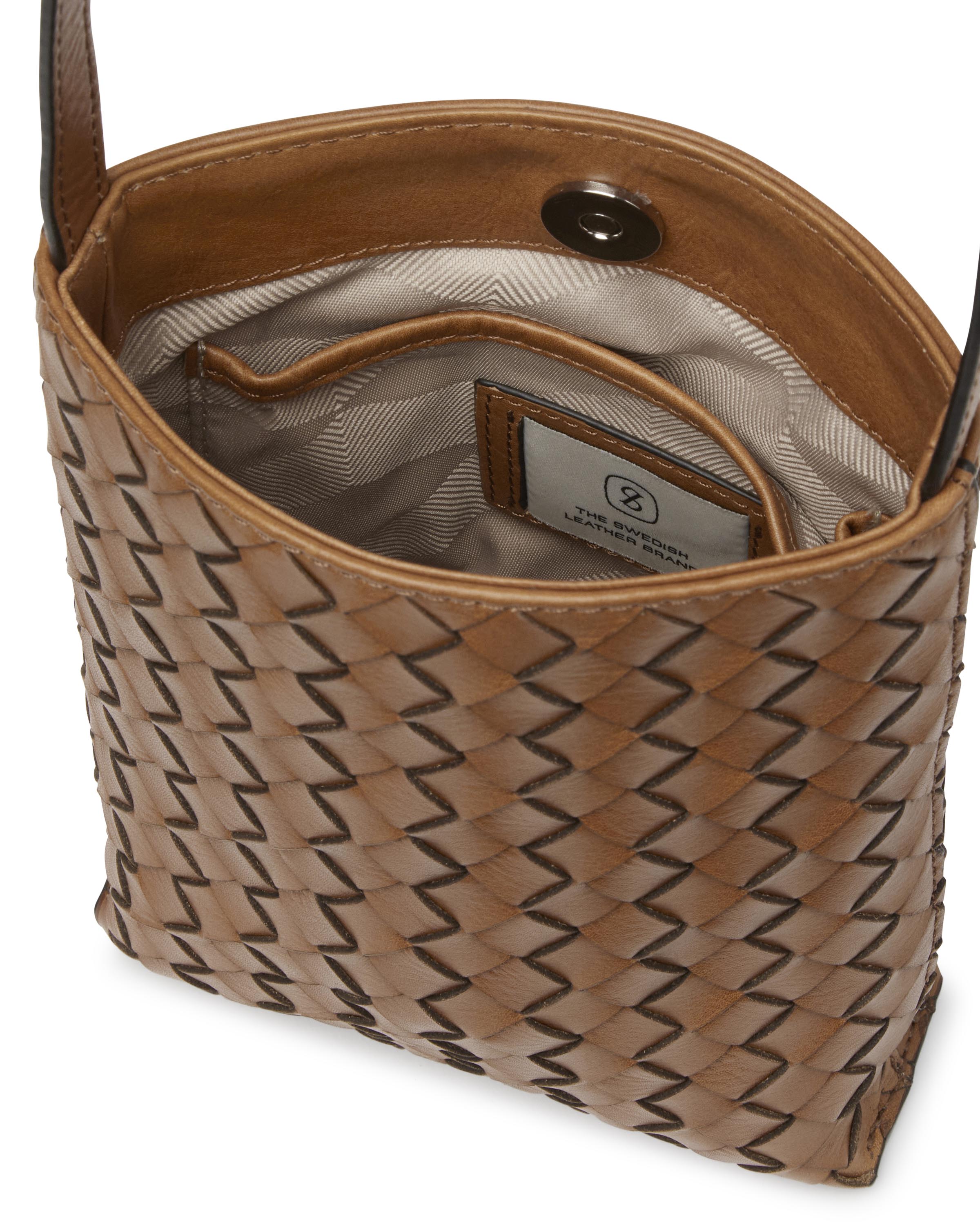 Saddler Crossbody Rut brun