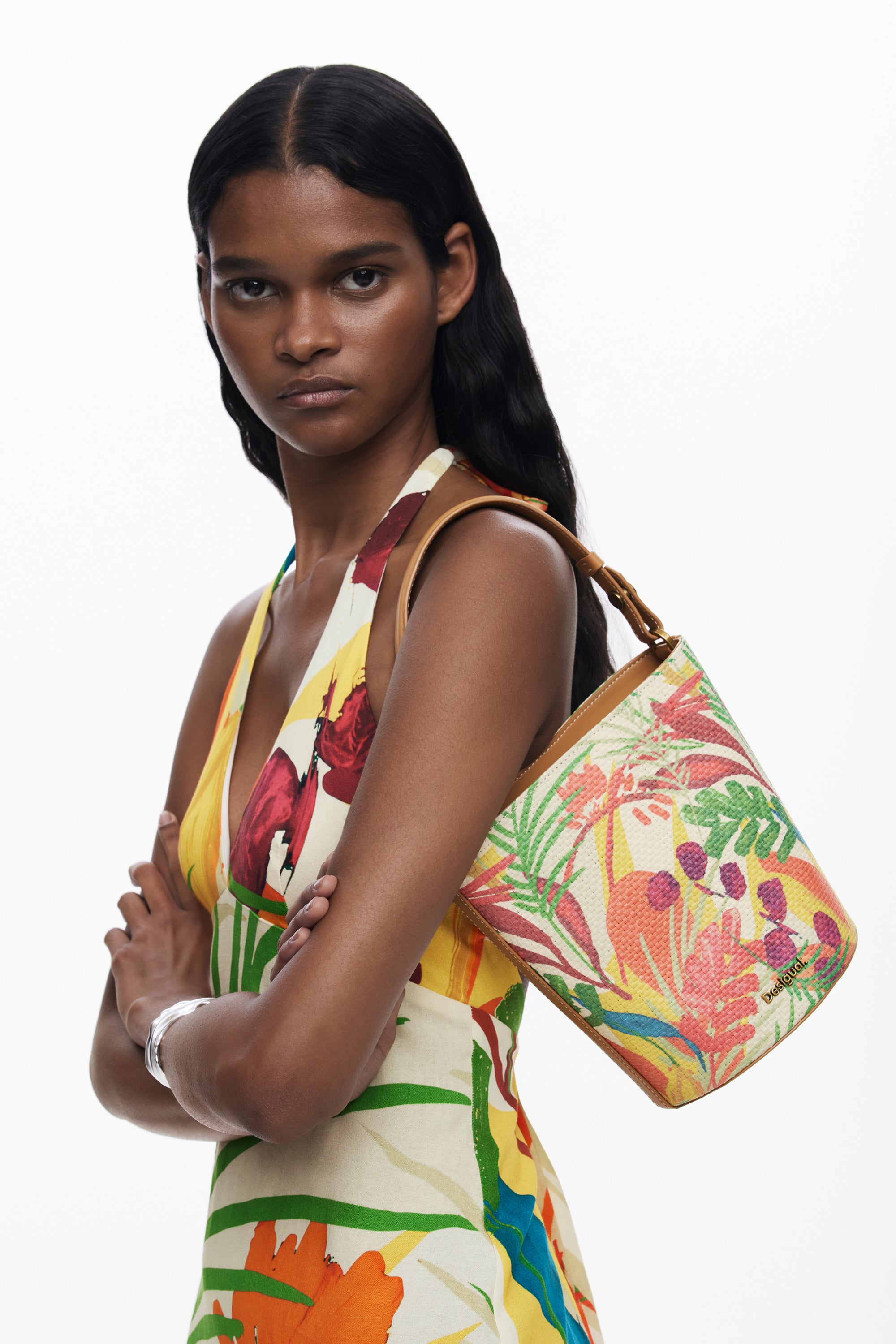 Desigual Axelväska Sunara blommig