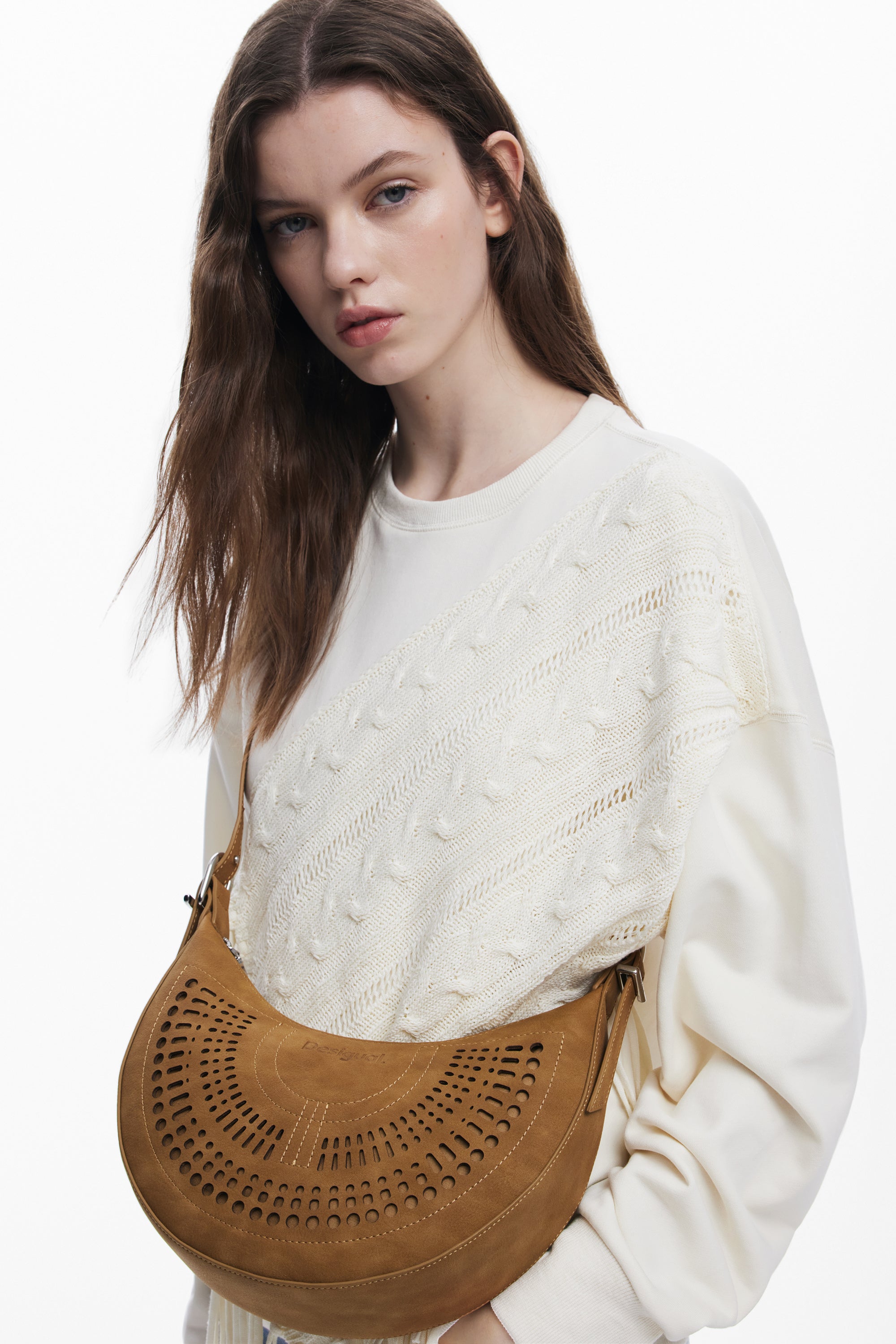 Desigual Axelväska Orbis camel