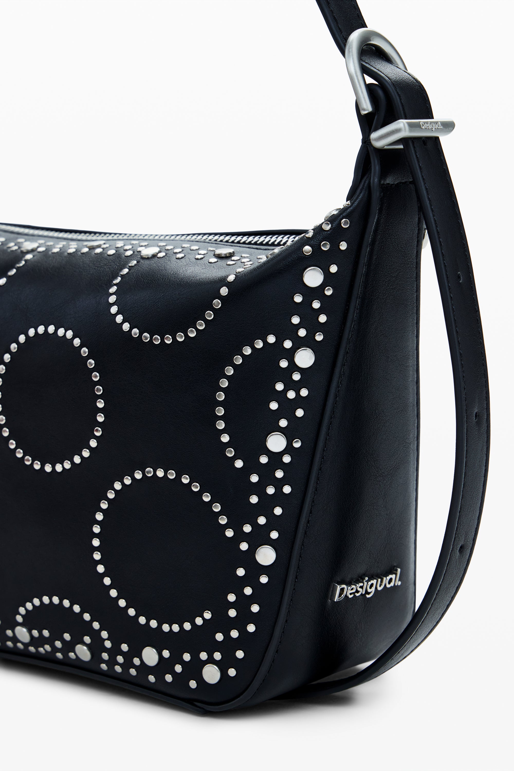 Desigual Axelväska Punkette svart