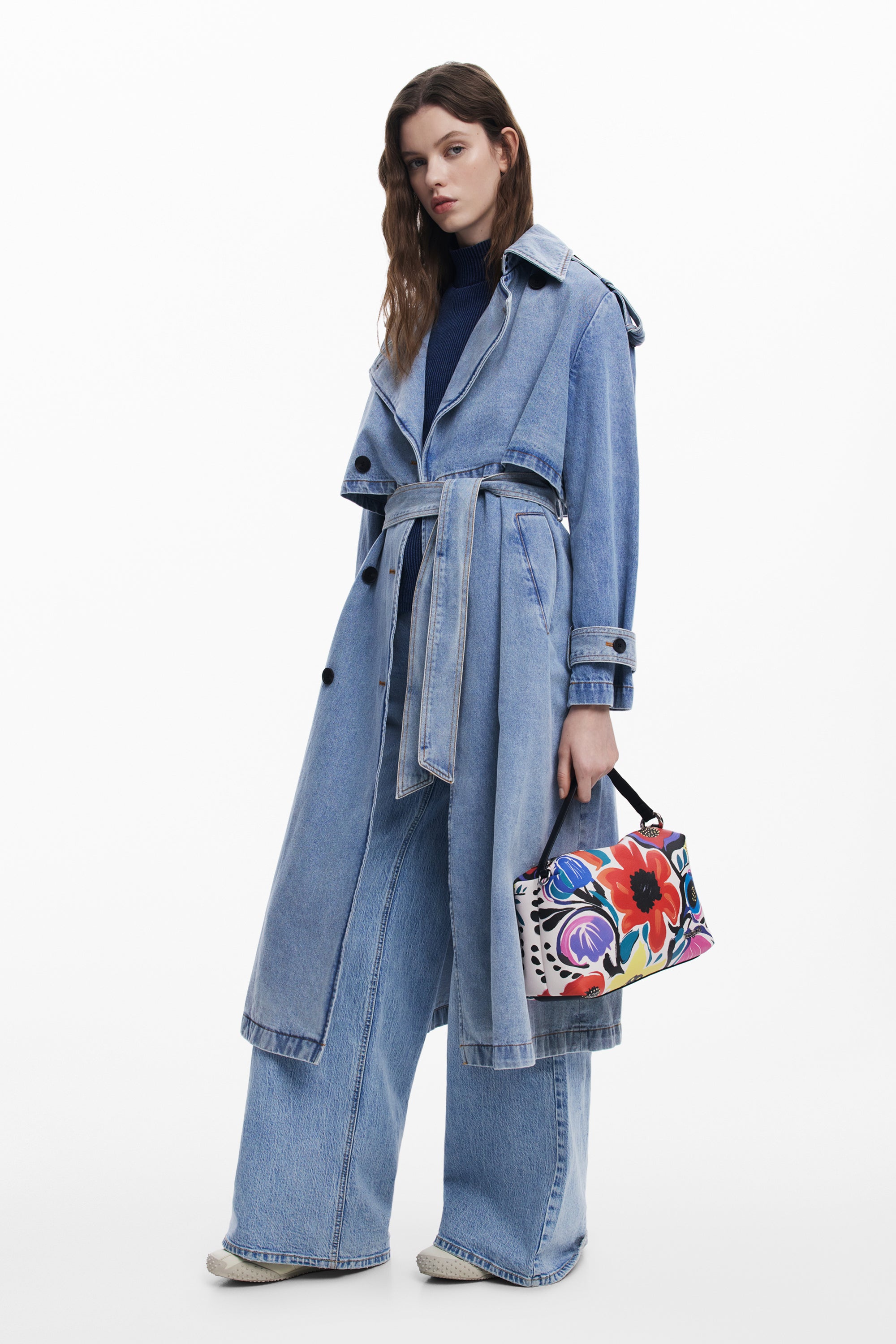 Desigual Axelväska Bergamo blommig