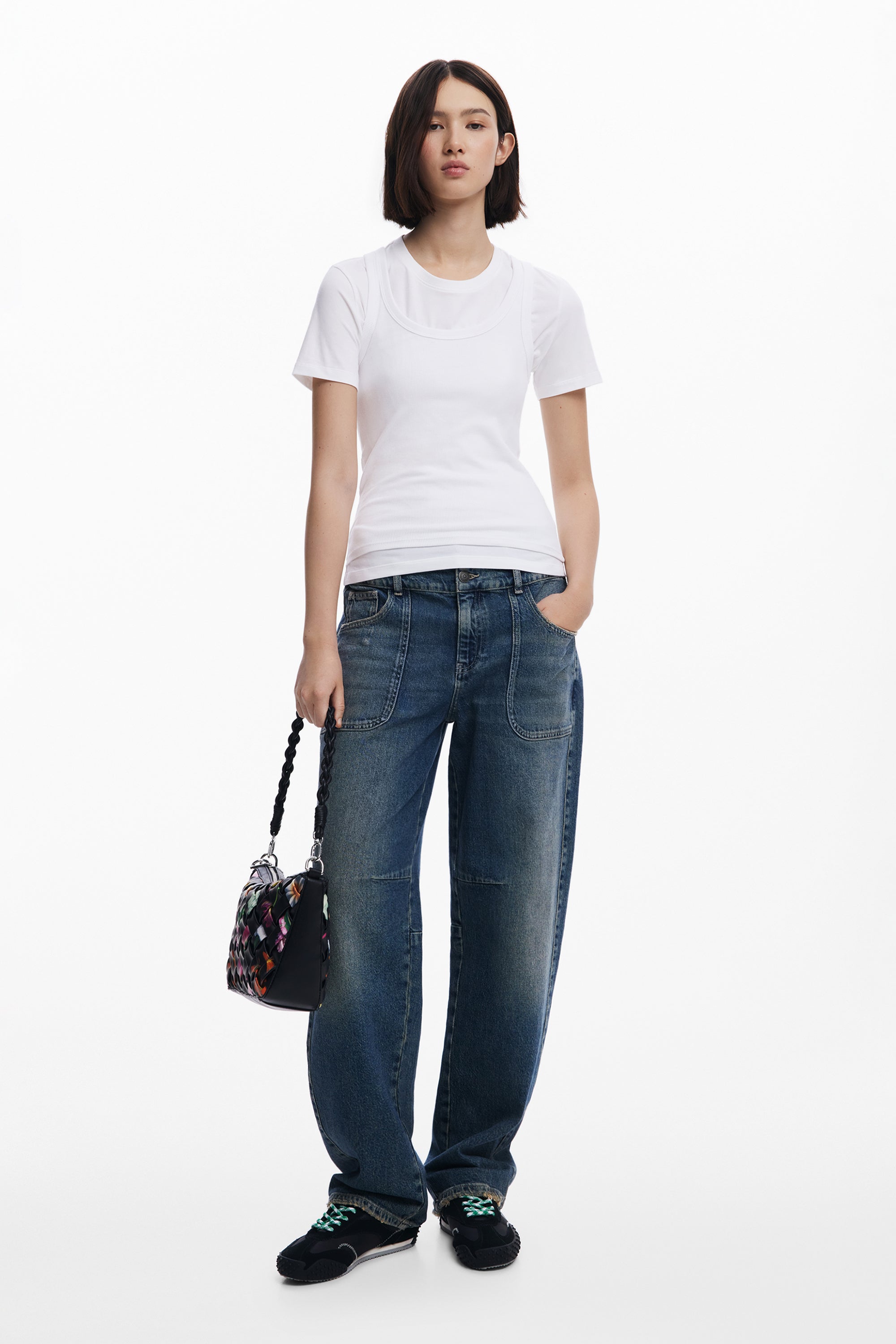 Desigual Axelväska Eclat svart