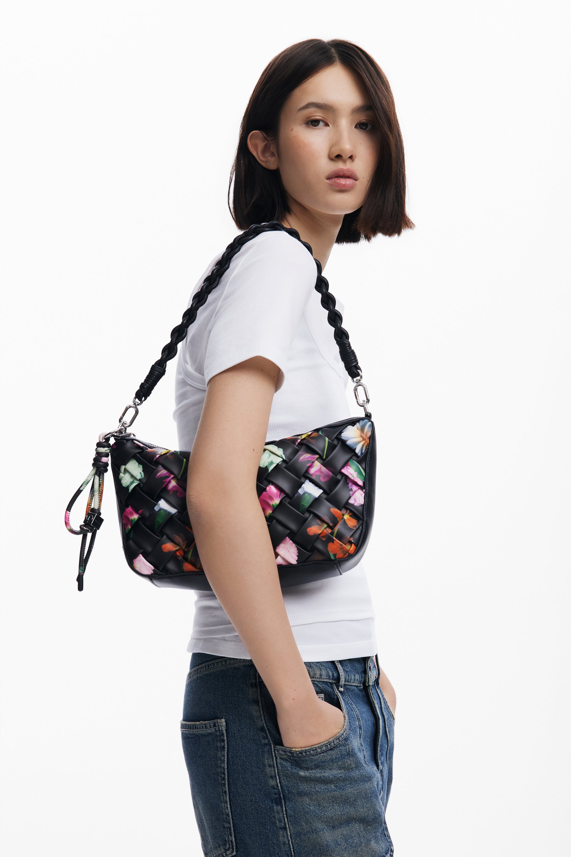 Desigual Axelväska Eclat svart
