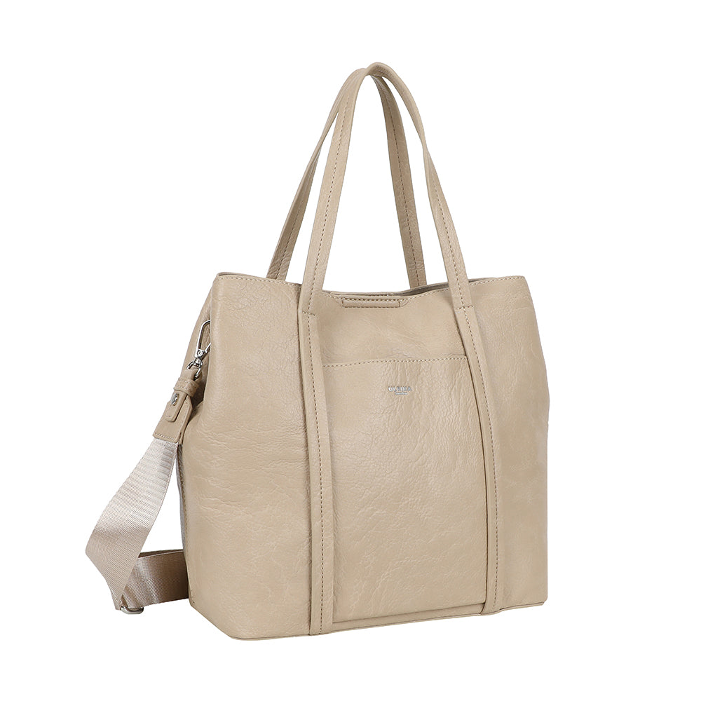 Ulrika Design Shopper Pocket beige