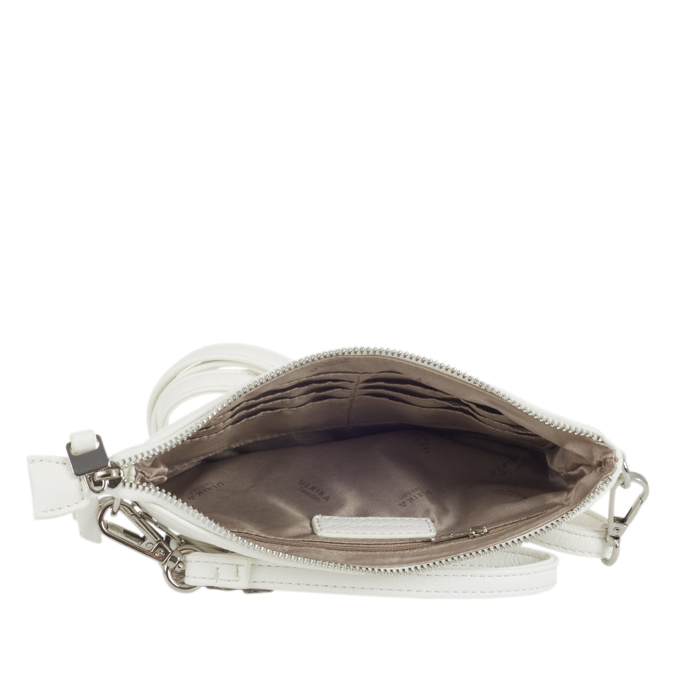 Ulrika Design Clutch/axelväska vit