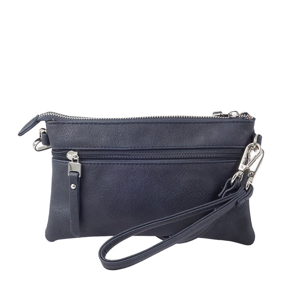 Ulrika Design Clutch/axelväska marin