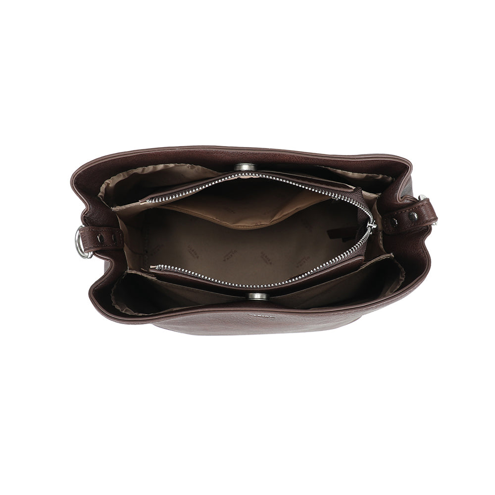 Ulrika Design Bucketbag mörkbrun