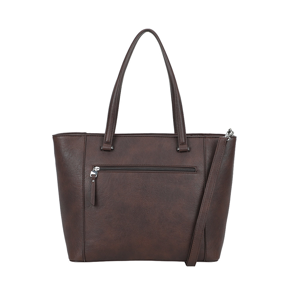 Ulrika Design Handväska 2 in 1 mörkbrun