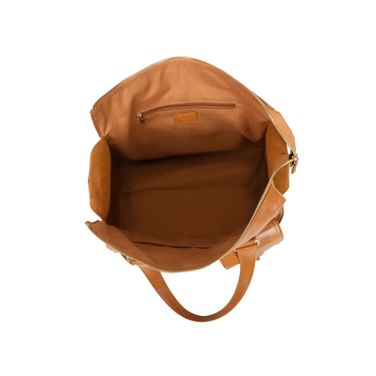 Ulrika Design Handväska Shine cognac