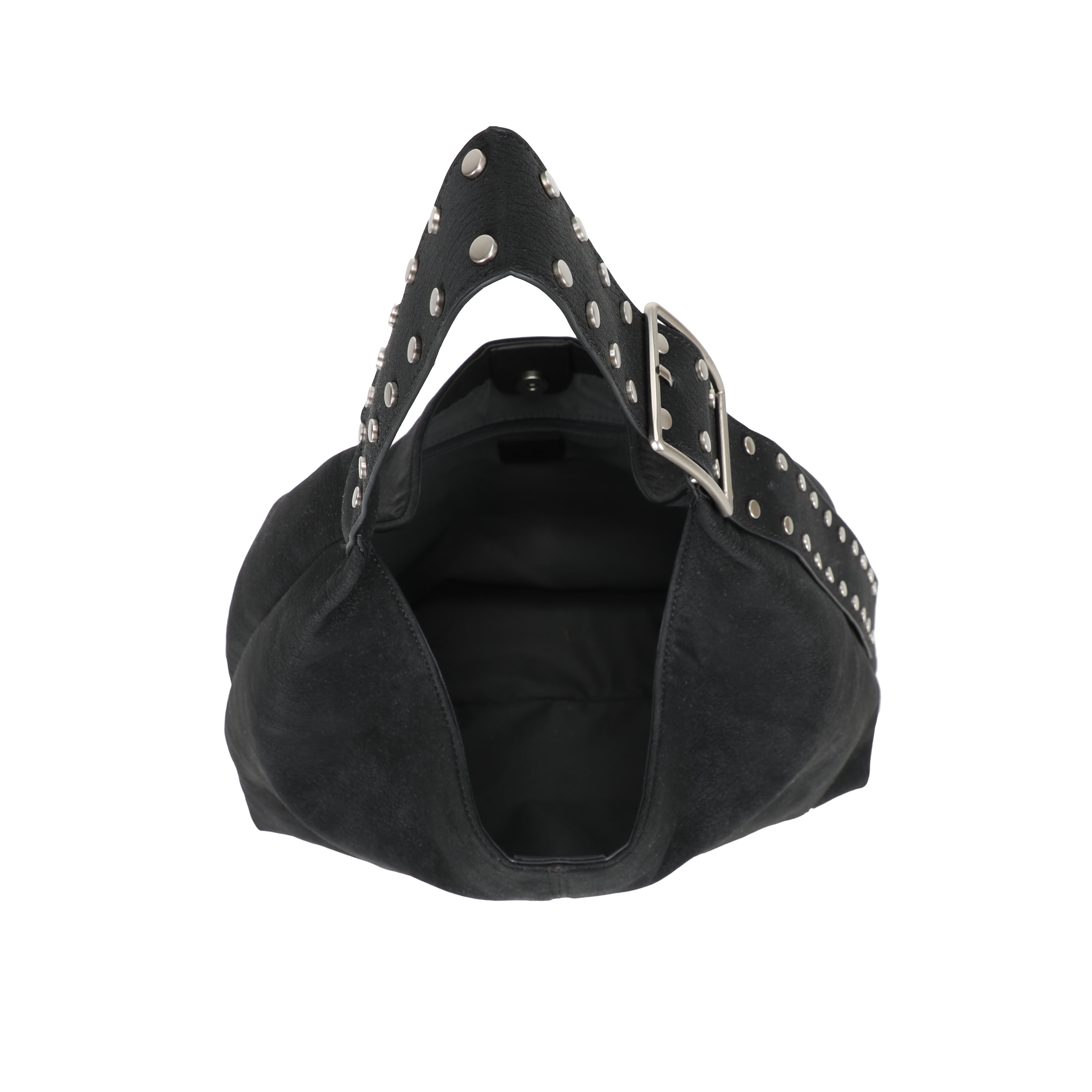 Ulrika Design Handbag Suede stuts svart