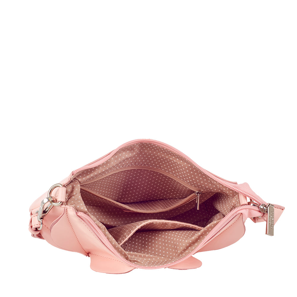 Ulrika Design Axelväska Flower rosa