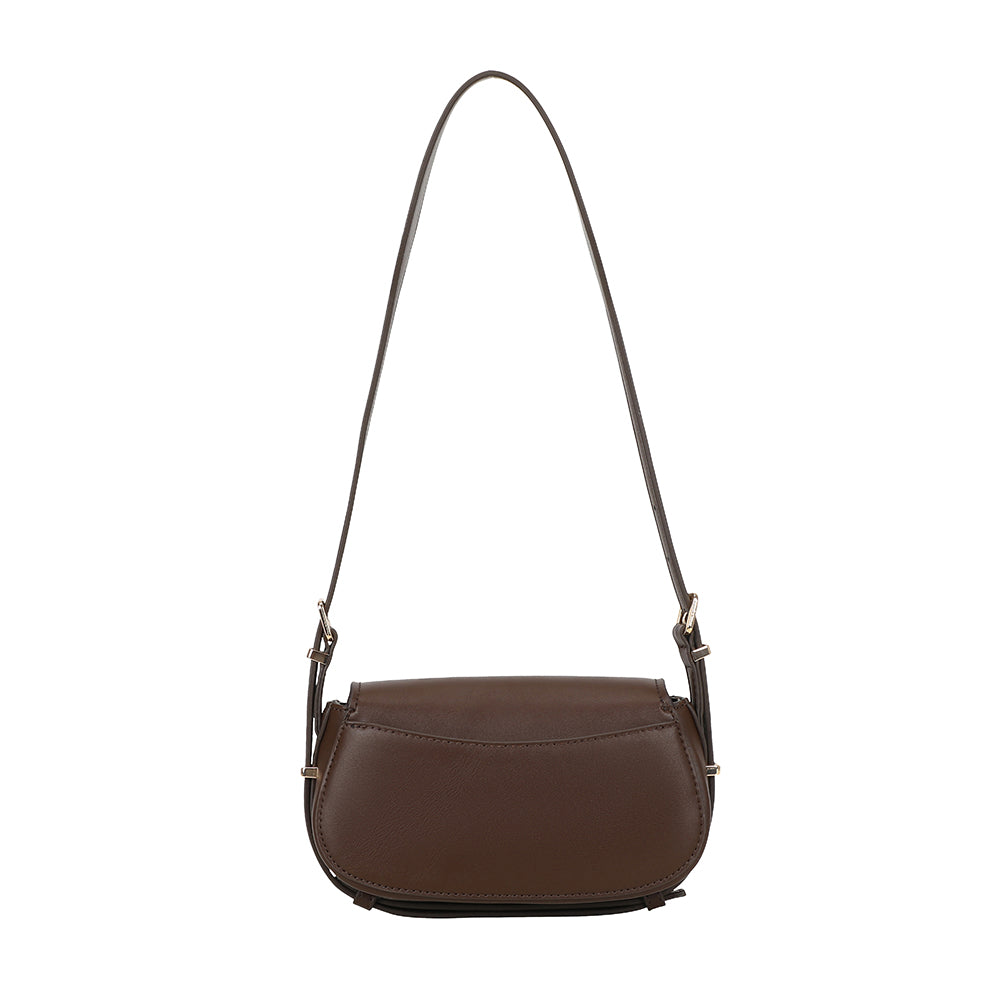Ulrika Design Sadelväska Minimalism mörkbrun