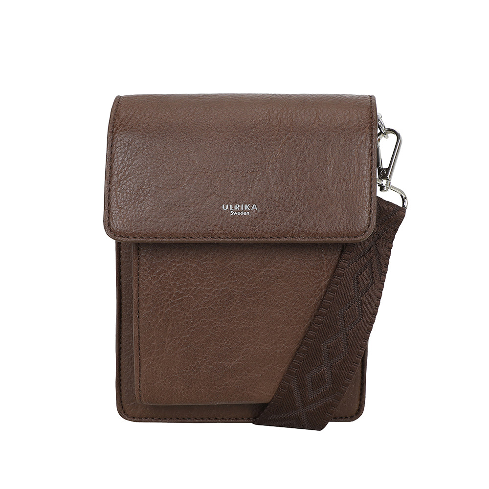 Ulrika Design Boxväska Pocket brun