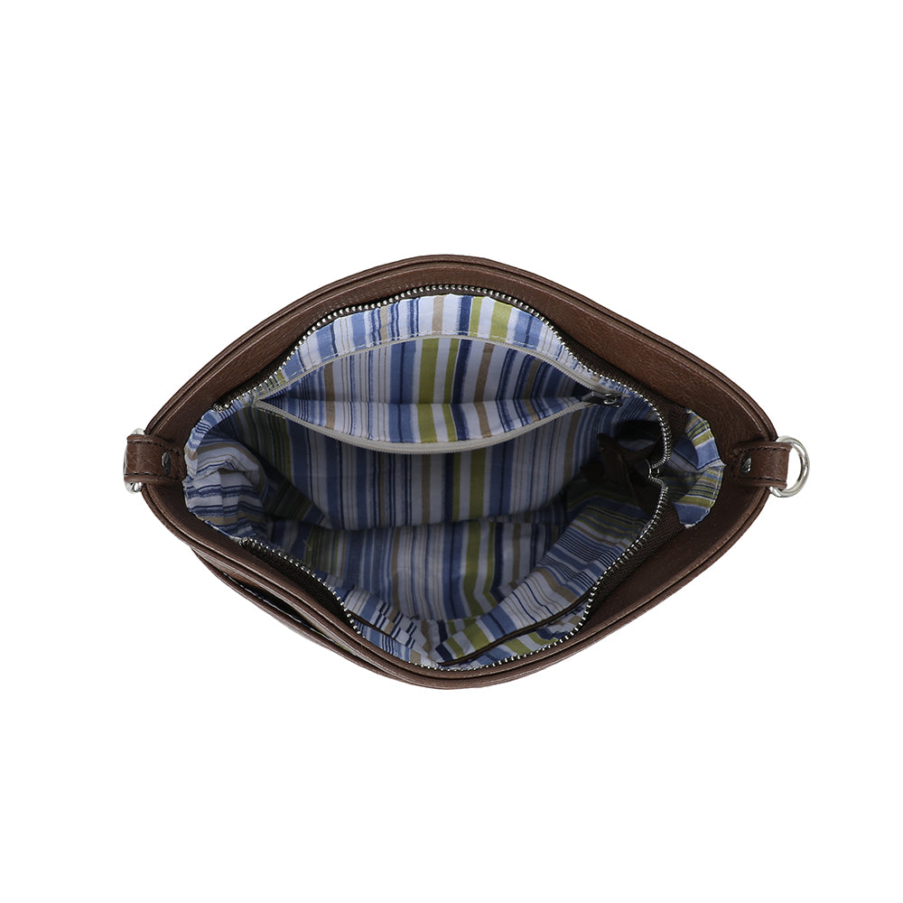 Ulrika Design Axelväska Pocket mörkbrun