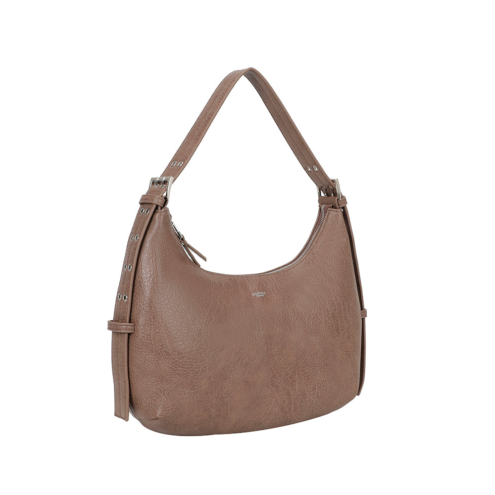 Ulrika Design Axelväska/ hobo Halo taupe