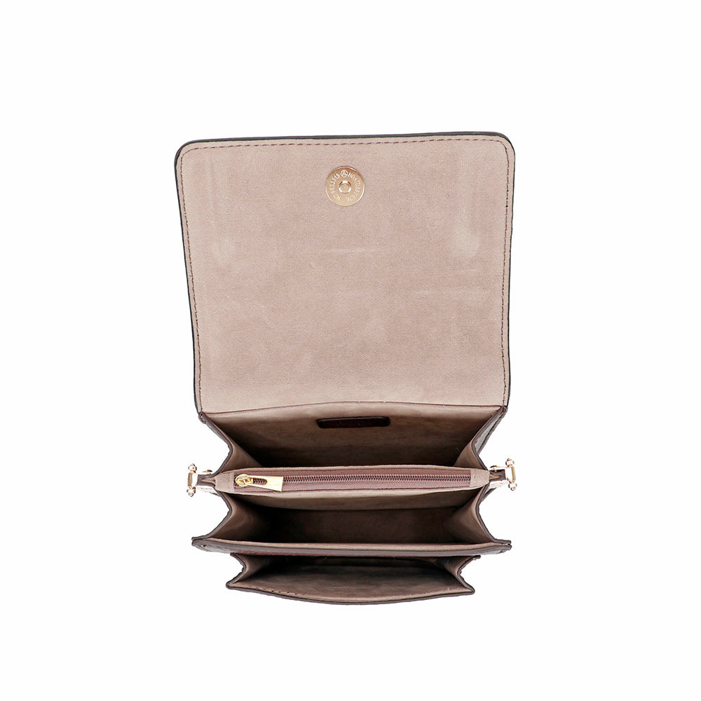 Ulrika Design Axelväska Pocket mörkbrun