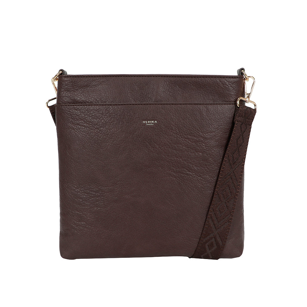 Ulrika Design Axelväska Pocket mörkbrun
