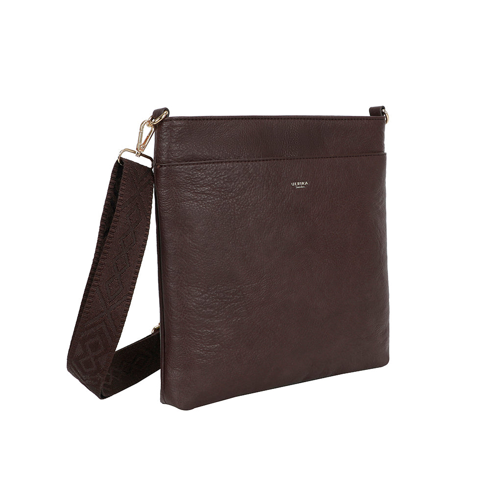 Ulrika Design Axelväska Pocket mörkbrun
