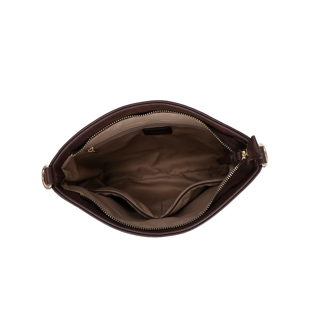 Ulrika Design Axelväska Pocket mörkbrun