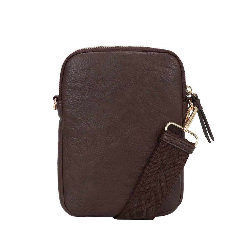Ulrika Design Mobilväska Pocket mörkbrun