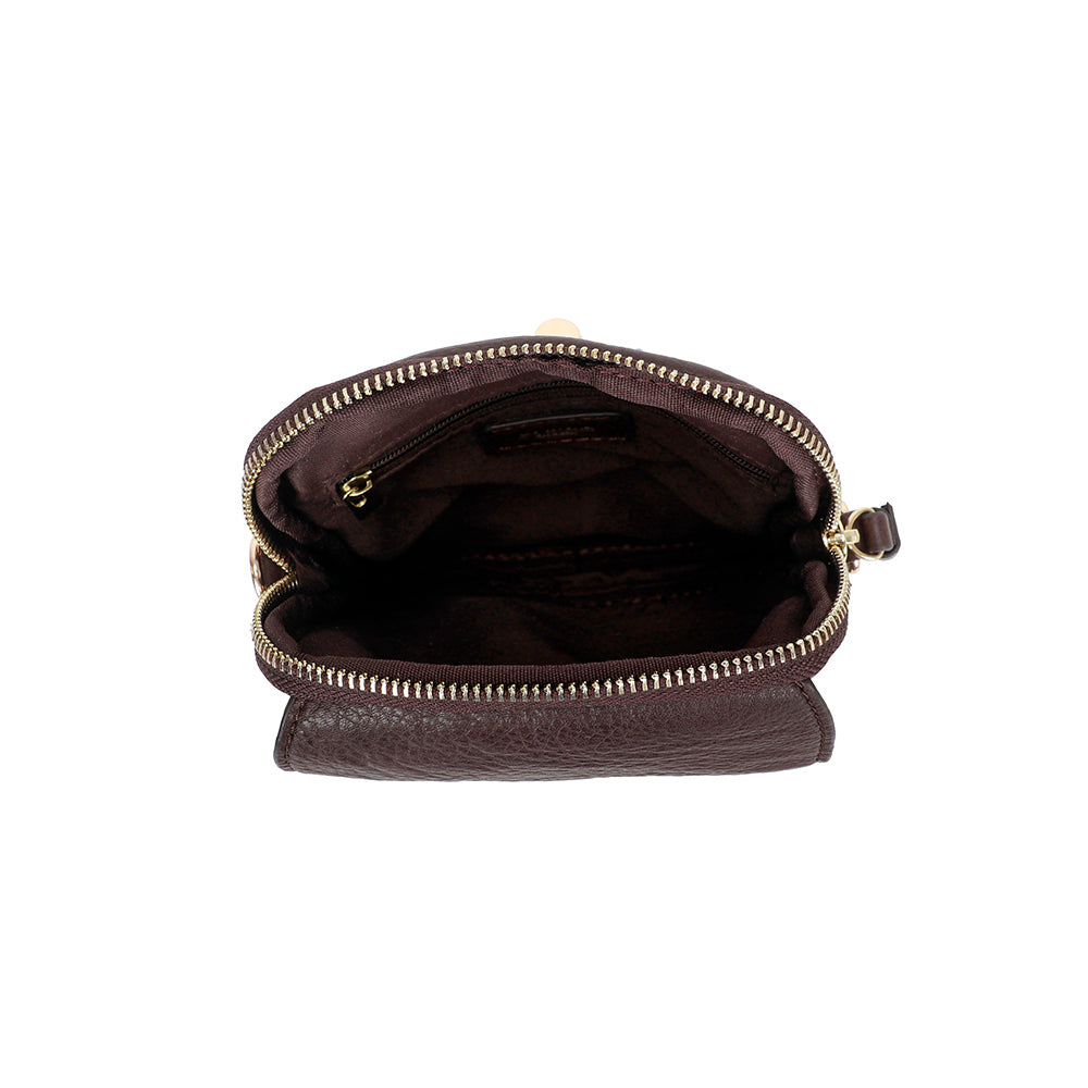 Ulrika Design Mobilväska Pocket mörkbrun