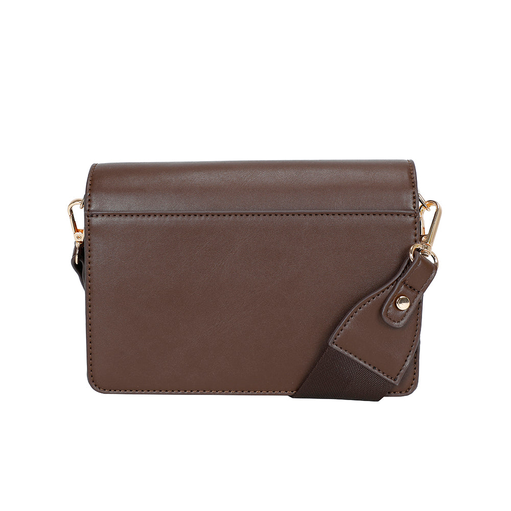 Ulrika Design Boxväska Raw mörkbrun
