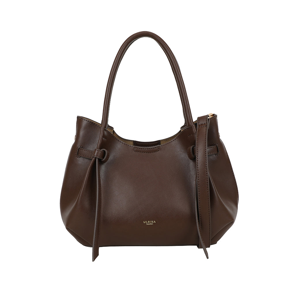 Ulrika Design Handbag Minimalism mörkbrun