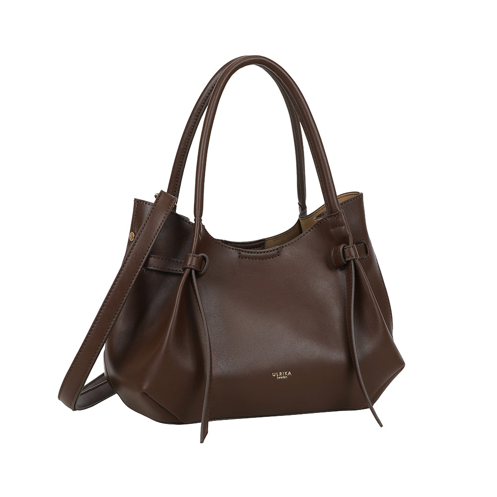 Ulrika Design Handbag Minimalism mörkbrun