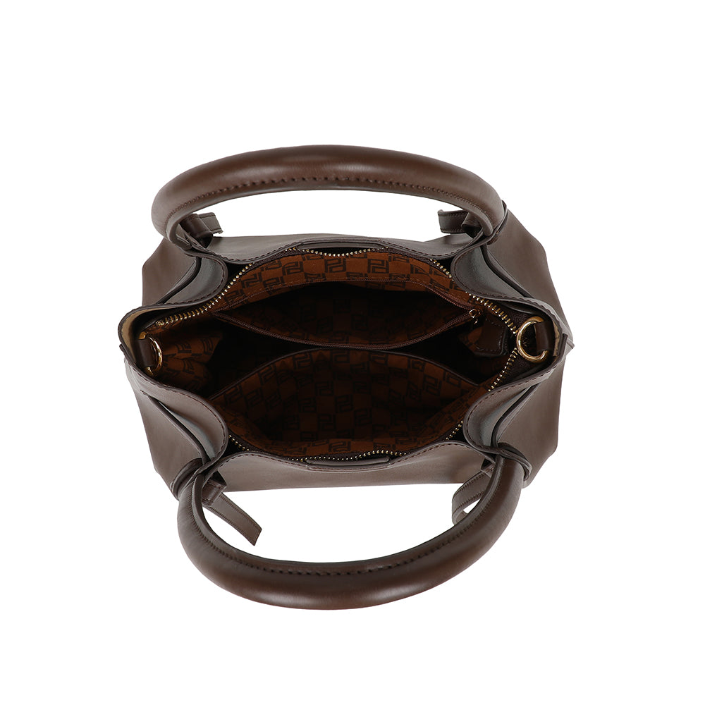 Ulrika Design Handbag Minimalism mörkbrun