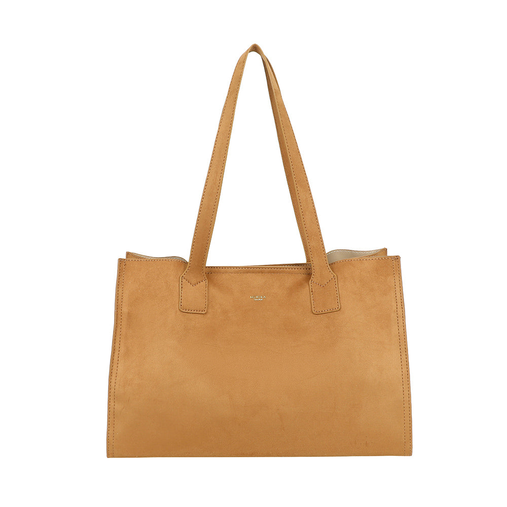 Ulrika Design Kasse Suede brun