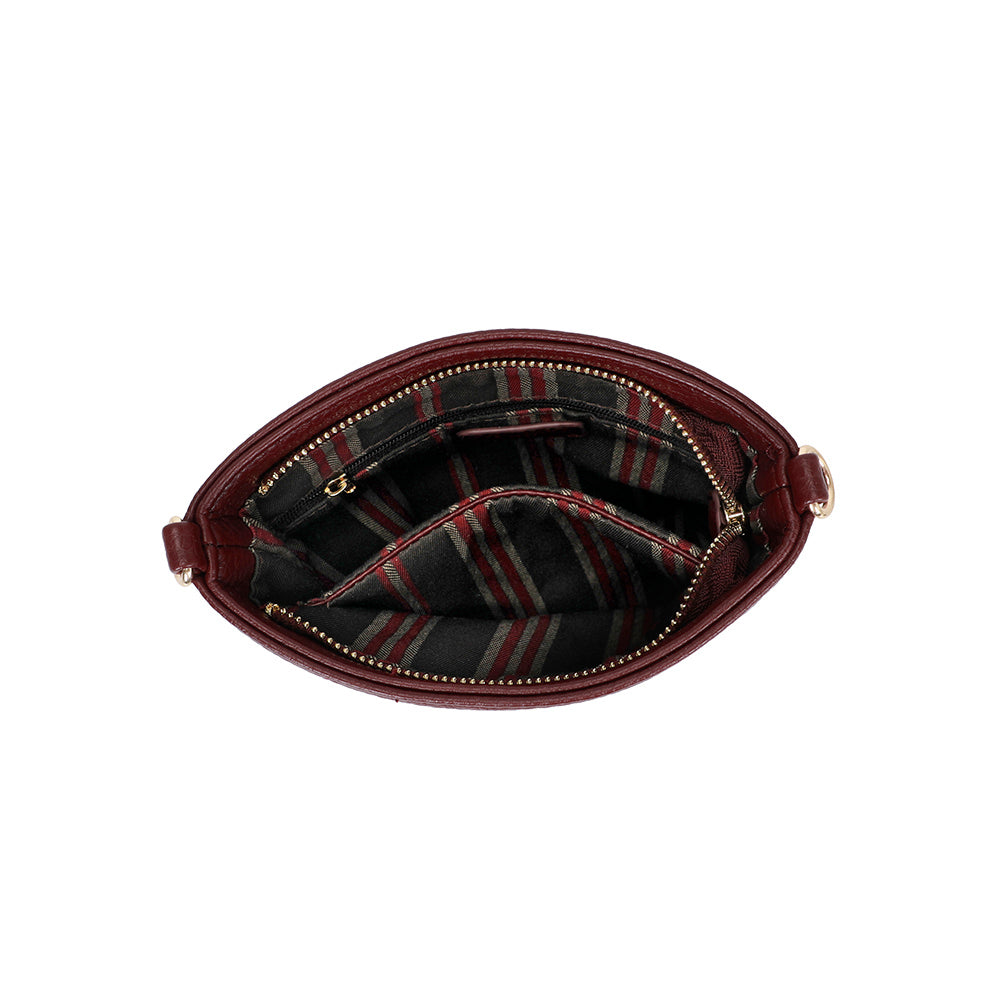 Ulrika Design Crossbody Dollar bordeaux