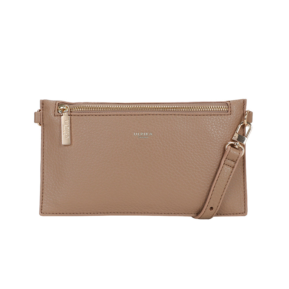 Ulrika Design Axelväska Dollar taupe