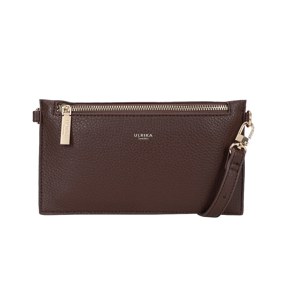 Ulrika Design Axelväska Dollar mörkbrun