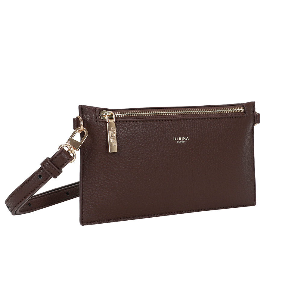 Ulrika Design Axelväska Dollar mörkbrun
