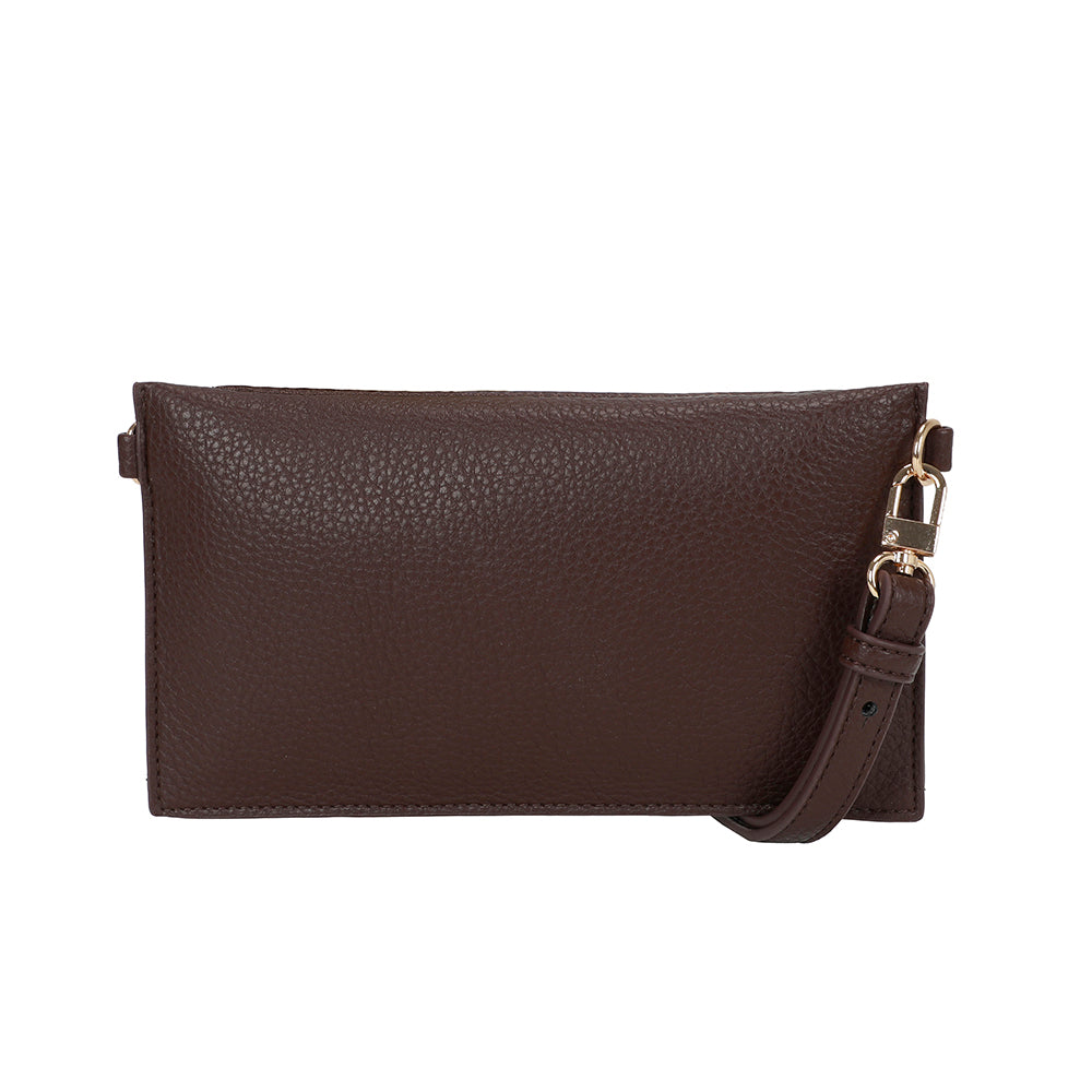 Ulrika Design Axelväska Dollar mörkbrun