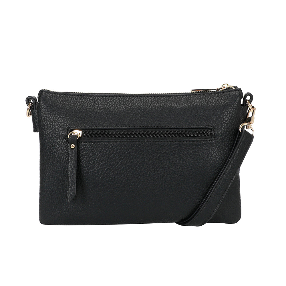 Ulrika design Crossbody Dollar svart