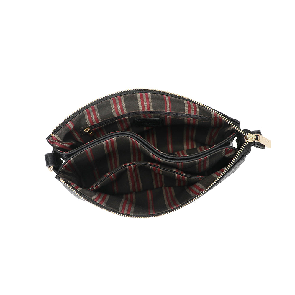 Ulrika design Crossbody Dollar svart