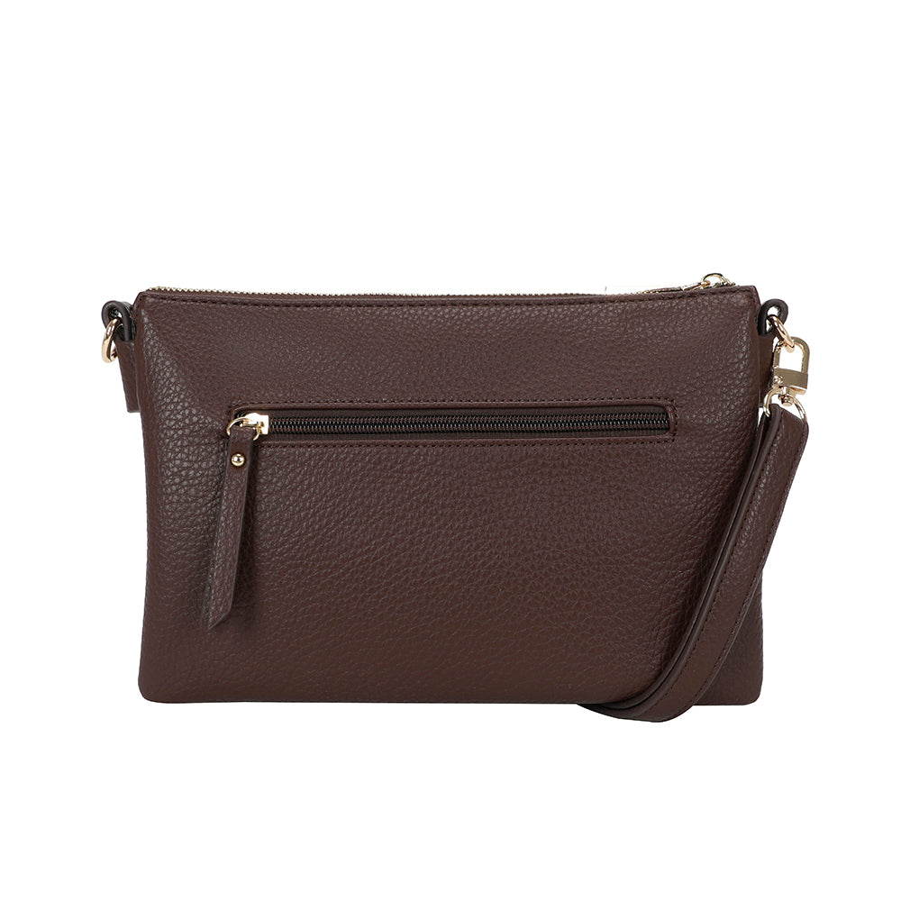 Ulrika Design Crossbodybag Dollar mörkbrun