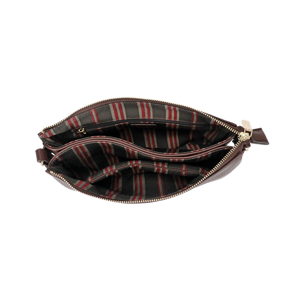 Ulrika Design Crossbodybag Dollar mörkbrun