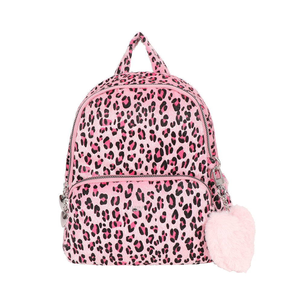 Ulrika Design Ryggsäck leopard rosa