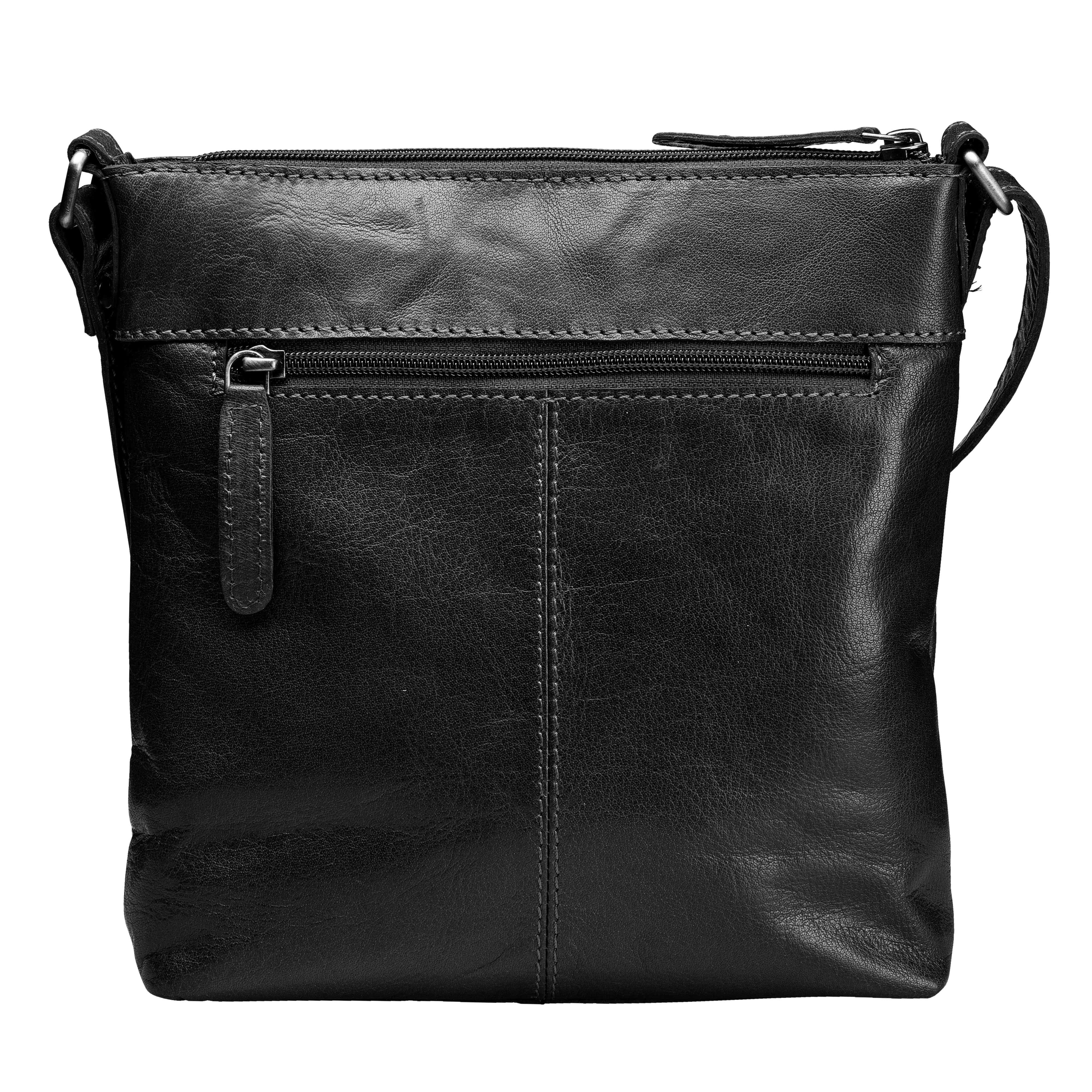 Springfield Axelväska skinn svart