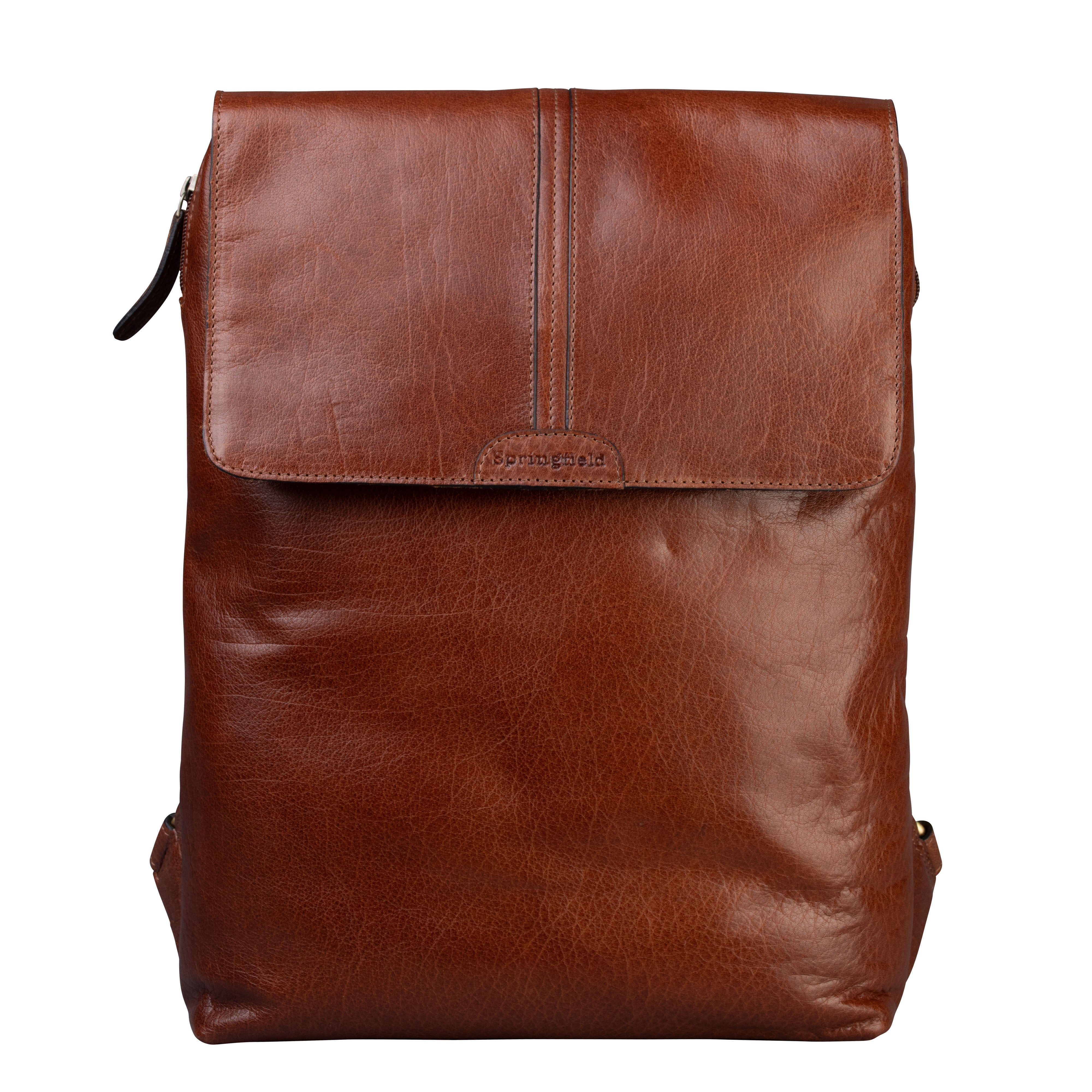 Springfield Ryggsäck 14" cognac