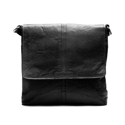 Springfield Flapbag skinn svart 385SP-100