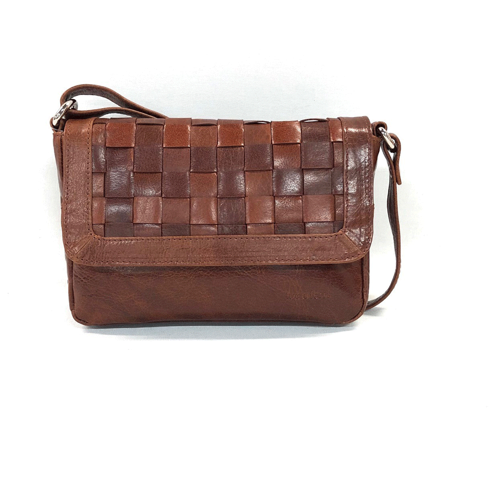 Luca Ferri Lockväska brun