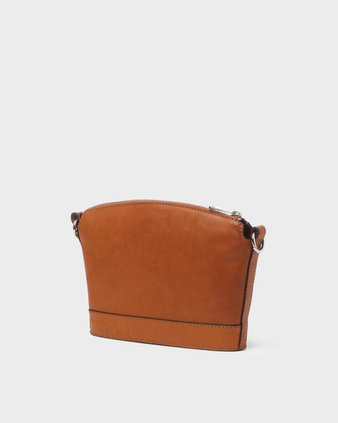 Saddler Axelväska Emali midbrown